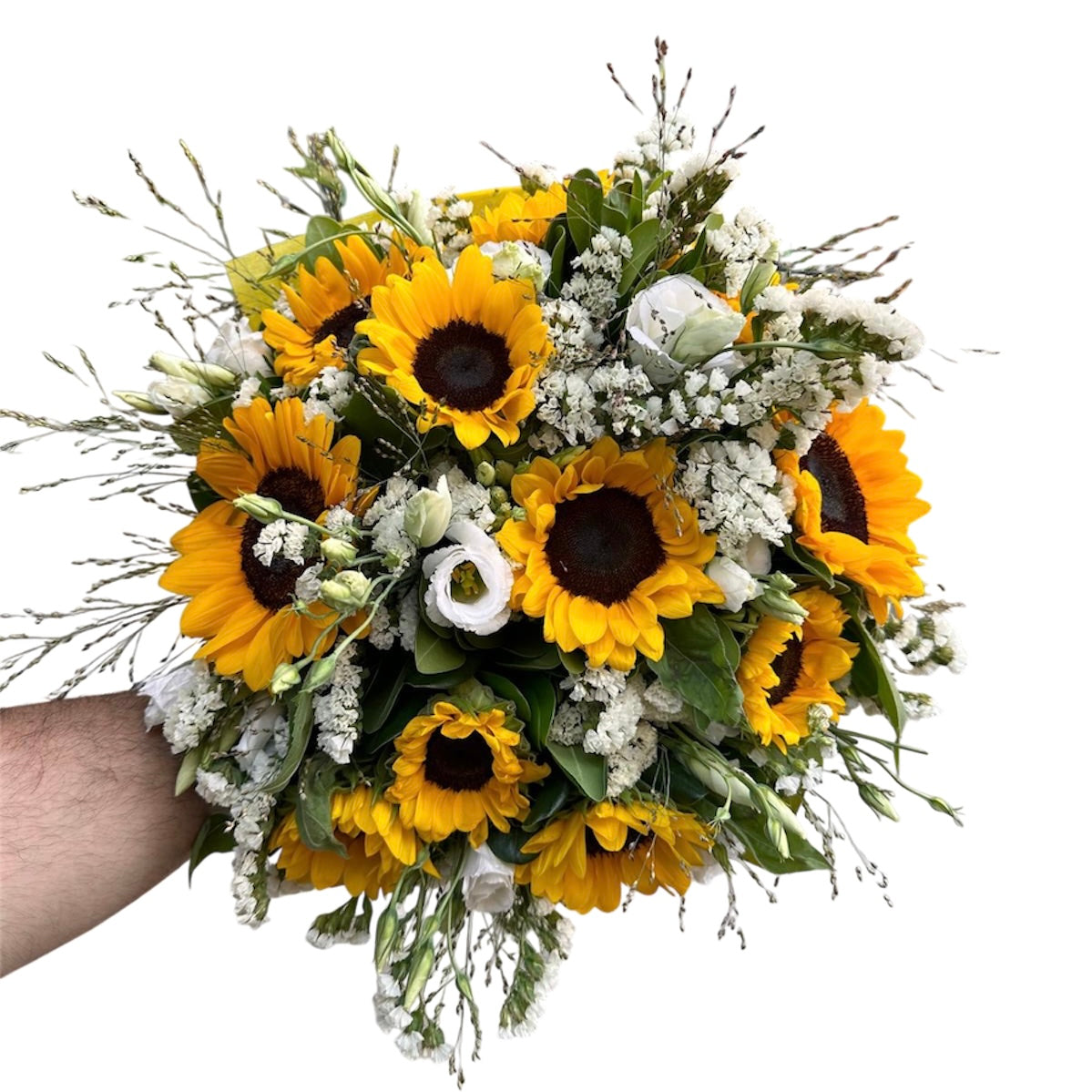 Bouquet Girasoli e Lisiantus